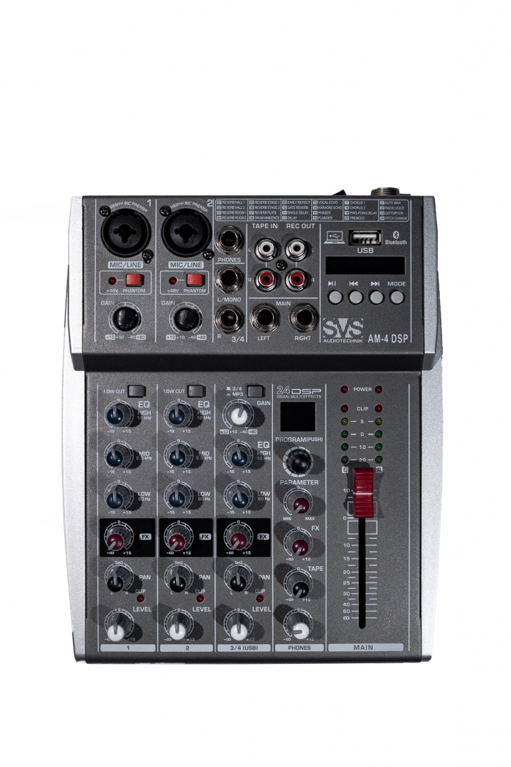 SVS Audiotechnik mixers AM-4 DSP Аналоговый микшерный пульт, 4-канала в Коломне