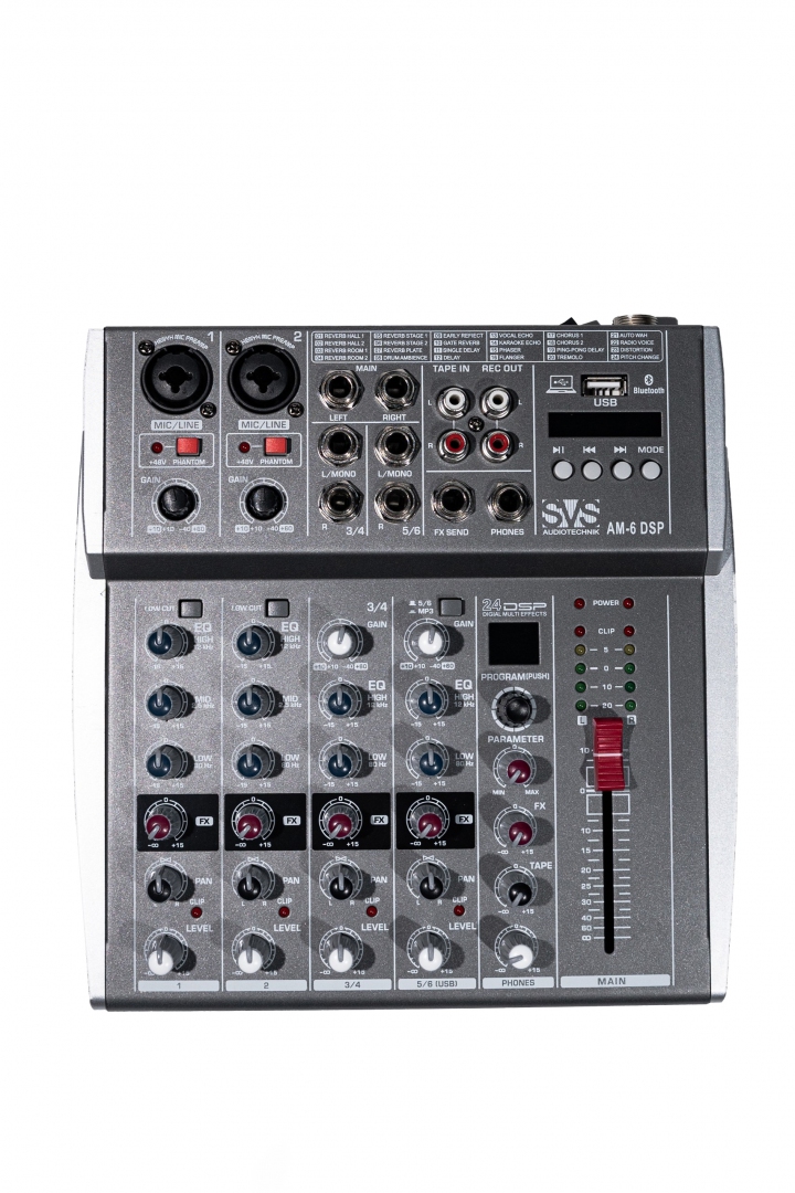 SVS Audiotechnik mixers AM-6 DSP Микшерный пульт аналоговый, 6-канальный SVS Audiotechnik mixers в Коломне
