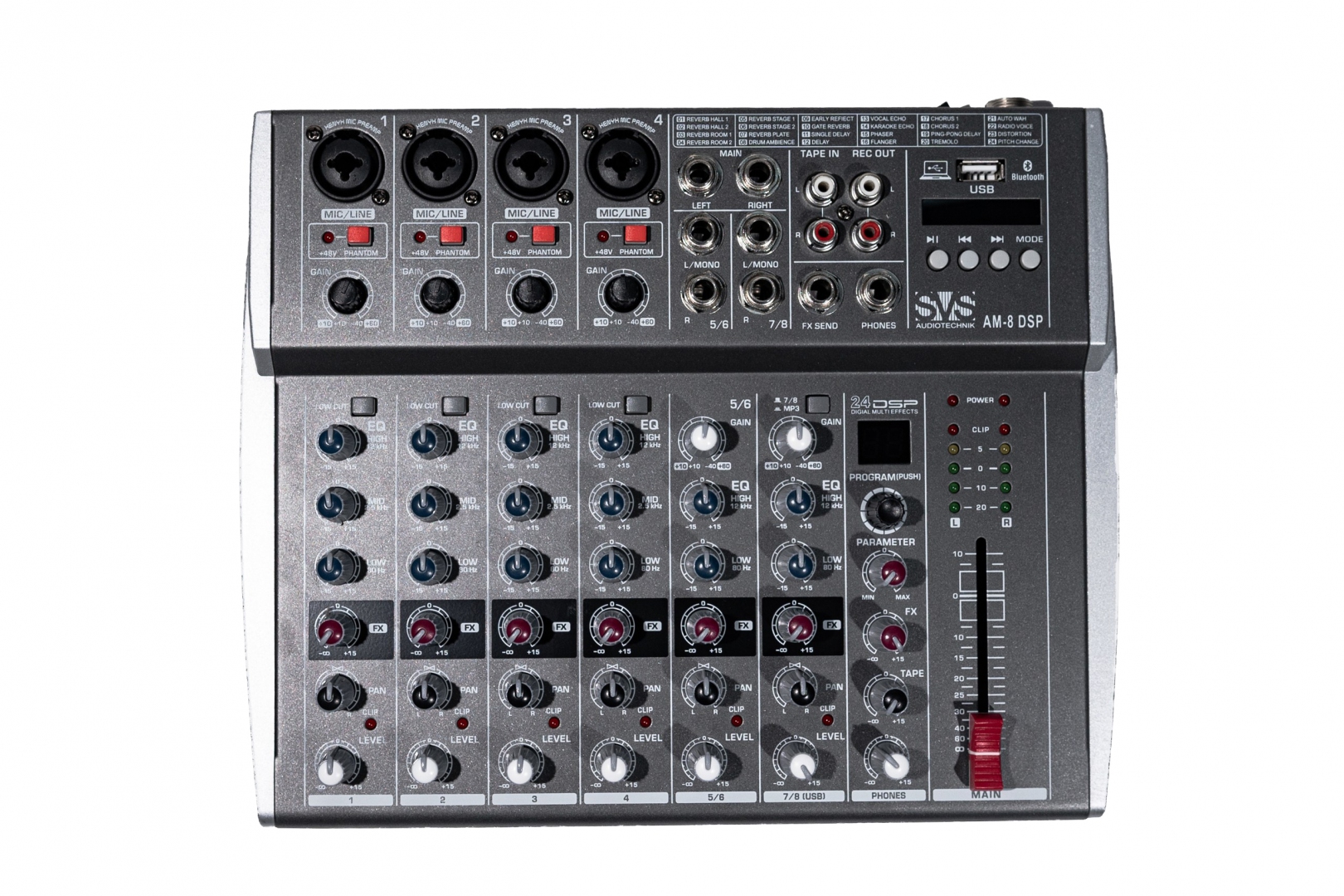SVS Audiotechnik mixers AM-8 DSP Микшерный пульт аналоговый, 8-канальный в Коломне