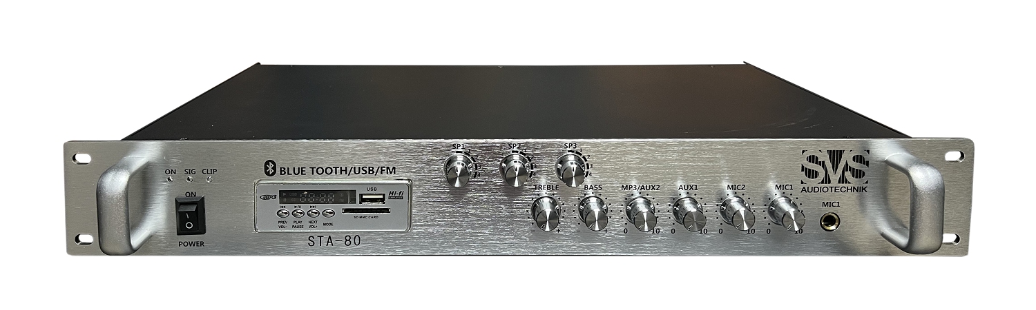 SVS Audiotechnik STA-80 Микшер-усилитель для систем Public Address в Коломне